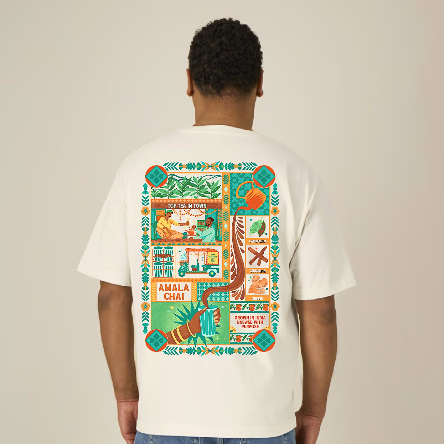 Amala Chai T-Shirt | Relaxed Fit Tee